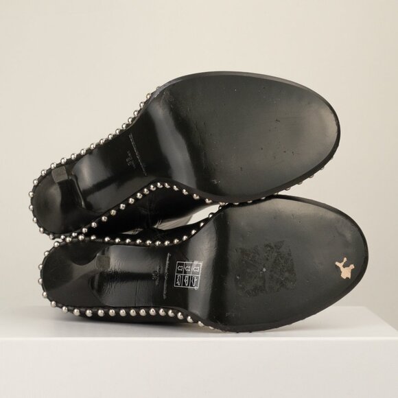 Alexander Wang Nova 105 Round Toe Ankle Boots, Black, EU 36/US 6 - Picture 6 of 13